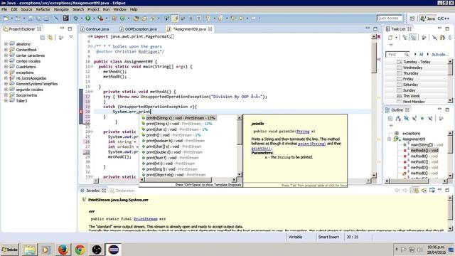 Manejo de excepción UnsupportedOperationException con Try/Catch, "método A" смотреть онлайн