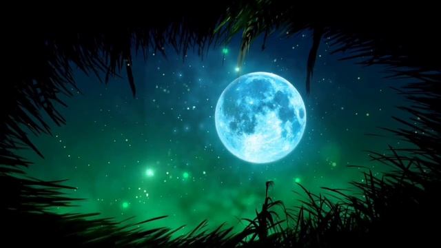 Beautiful Night Nature To Fall Asleep Music| Time To Relax| Relaxation Meditation Music.