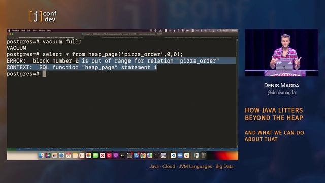 Jconf 2022 - Denis Magda - How Java Litters Beyond the Heap And What We Can Do About That смотреть онлайн