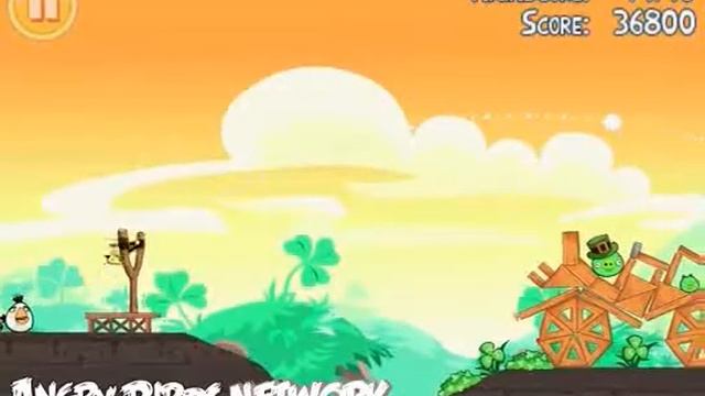 Angry Birds Seasons - Go Green Get Lucky 1-10 3 stars walkthrough | ABN смотреть онлайн