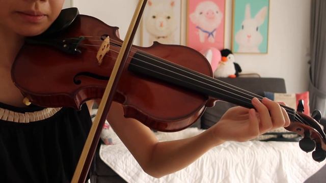 "Canon in D x Memories" Violin Tutorial смотреть онлайн