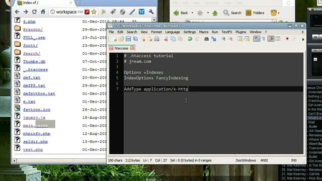htaccess Tutorial смотреть онлайн