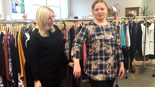 Milana Style. Туника. Модель 91644. Мягкая ткань с эффектом персика. смотреть онлайн