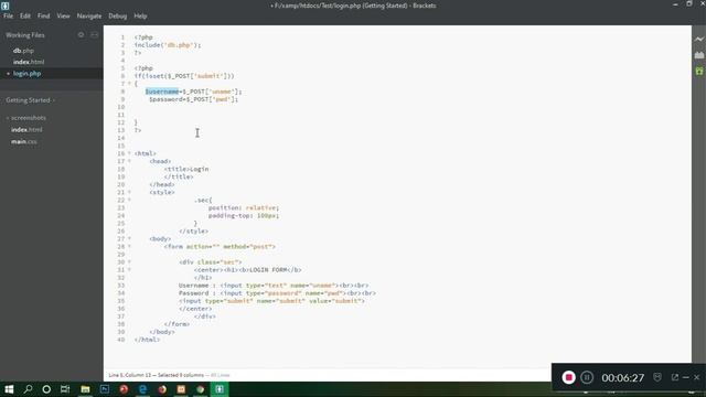 Malayalam | PHP MySQL Login Tutorial | Explained | PHP tutorial Part 2 смотреть онлайн