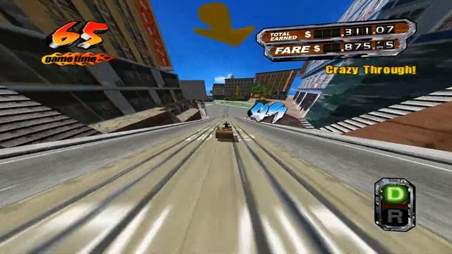 Crazy Taxi but played in a high FOV смотреть онлайн