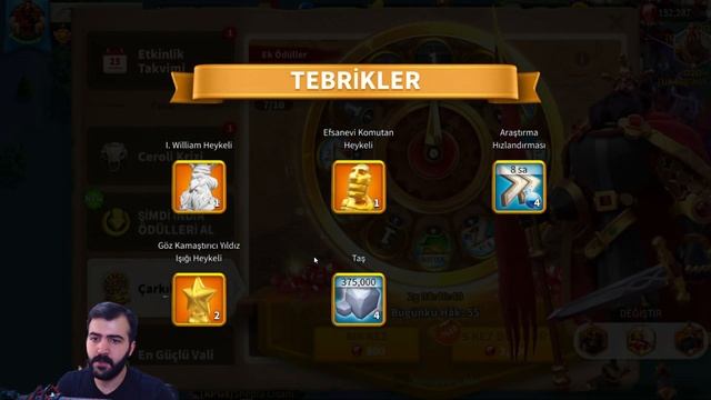 Tüm Birikimleri Açıyoruz Çarkları çeviriyoruz | Rise of Kingdoms смотреть онлайн