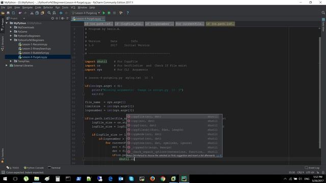 Как писать Скрипты на Python - Скрипт Очистки Лог-файлов смотреть онлайн