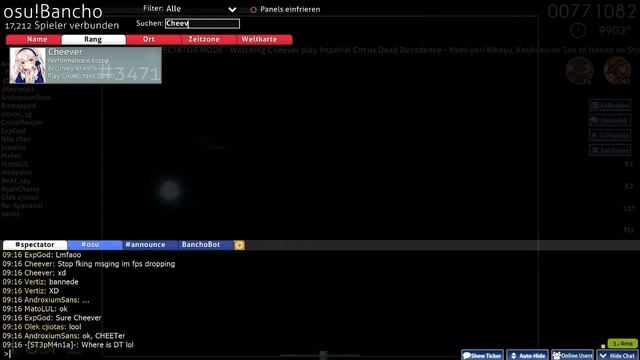 osu! hacker named Cheever getting banned after playing yomi yori смотреть онлайн