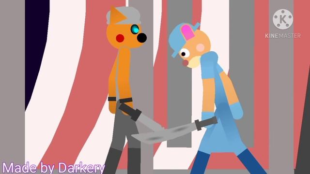 Foxy (Uniform) vs Hara | Stick Nodes (By Darkery) смотреть онлайн