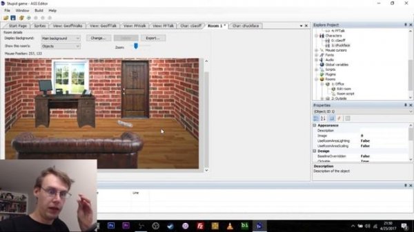 HOW TO QUICKLY MAKE A SIERRA/LUCASARTS ADVENTURE GAME | Adventure Game Studio Quick Tutorial #1