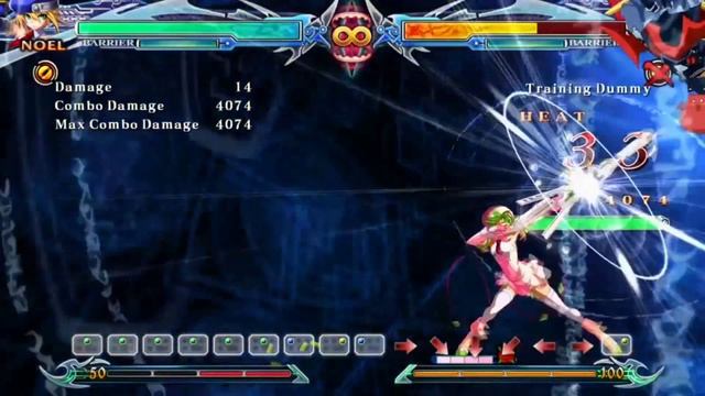BlazBlue Chrono Phantasma Extend [NOEL VERMILLION CORNER COMBOS] смотреть онлайн