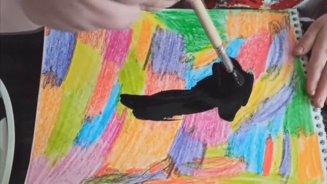 Рисование в технике «Граттаж» смотреть онлайн