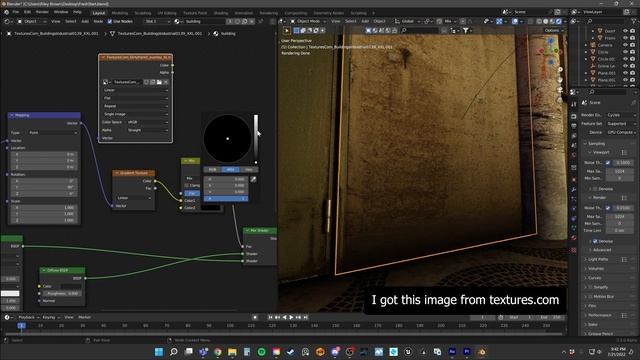 Easy Grunge In Your Scene - Blender Tutorial смотреть онлайн