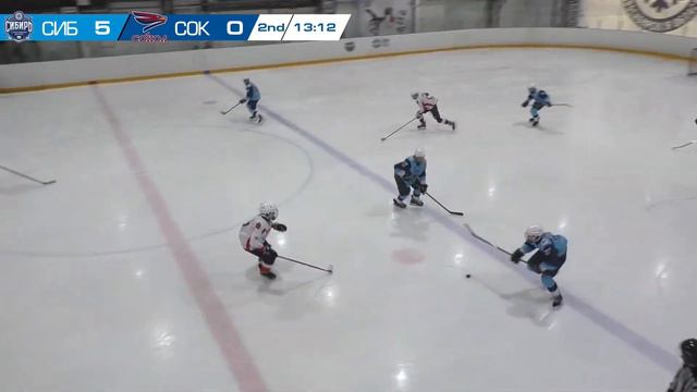 ХК "Сибирь 2007" - ХК "Сокол 2007". Первенство России. ЮХЛ. Регион Сибирь-Дальний Восток. смотреть онлайн