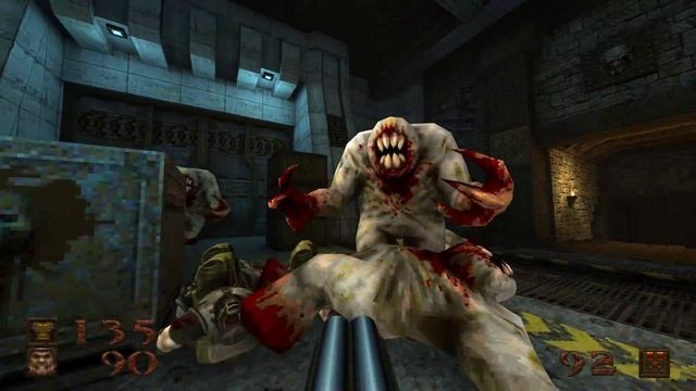 Quake: Dimension of the Machine - MGE5M2 Too Greedy, Too Deep - All Secrets No Commentary смотреть онлайн