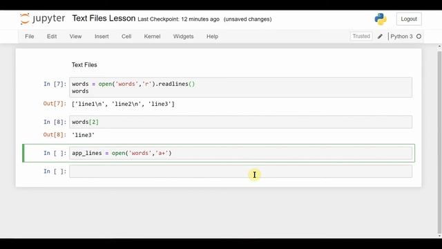 Text Files In PYTHON - Read, Create and Append смотреть онлайн