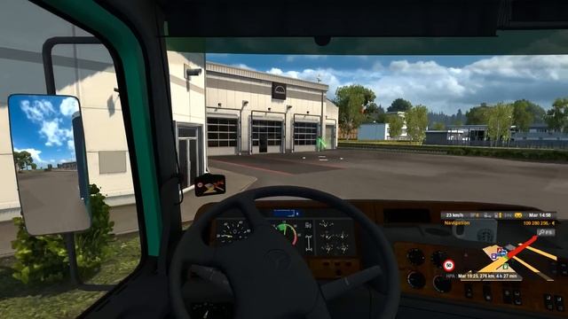 ETS 2 Mercedes Actros MP1 V6 & V8 sound смотреть онлайн