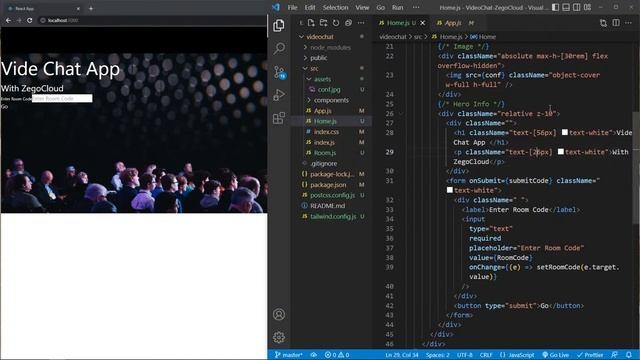 ?Video Call App with REACT.JS + ZEGOCLOUD (JS, HTML , CSS) | Video Chat Tutorial for Beginners смотреть онлайн