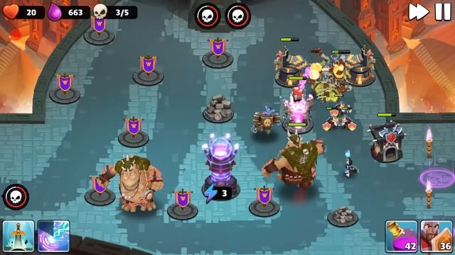 Castle Creeps TD - Chapter 15 Level 60-Stand Your Ground 3 Stars смотреть онлайн