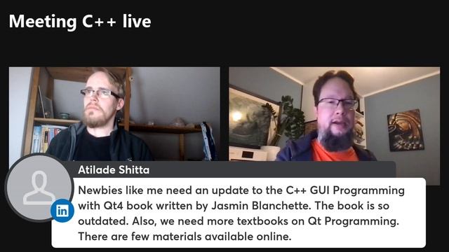 Meeting C++ live with Volker Hilsheimer, Chief Qt Maintainer смотреть онлайн