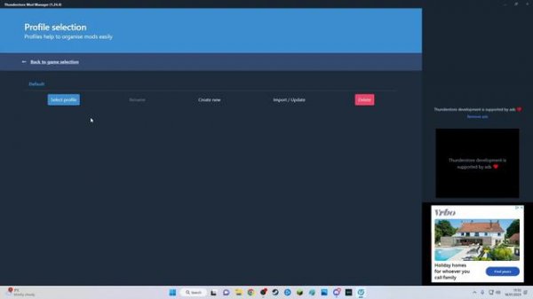 How to use Thunderstore Mod Manager