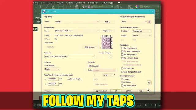 How to Convert AUTOCAD DWG to a PDF file - Tutorial смотреть онлайн