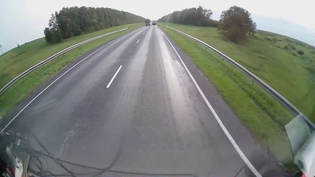 Трасса Р208 на Тамбов. [ ✕ Аргамаково - вход в Тамбовскую обл. ] смотреть онлайн