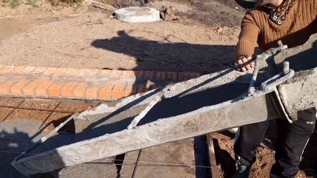 у нас сегодня отмостка стяжка