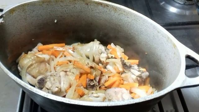 рассыпчатый плов из курицы. 5 секретов в одном рецепте. смотреть онлайн