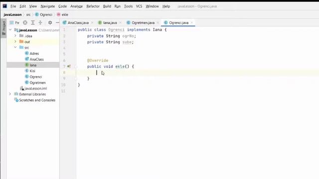 30 - OOP - Interface | Java Dersleri смотреть онлайн