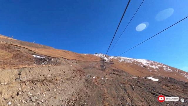 Домбай: первый день – поселок и подъем на гору Мусса-Ачитара на канатной дороге, обзор, ноябрь 202 смотреть онлайн
