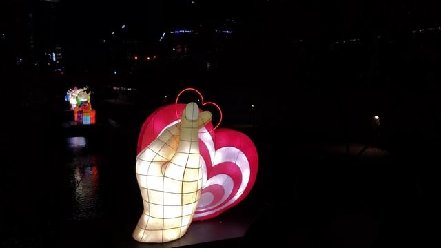 [4K] Seoul Walking Tour at 2021 Seoul Lantern Festival смотреть онлайн