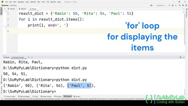 Dictionary in Python смотреть онлайн