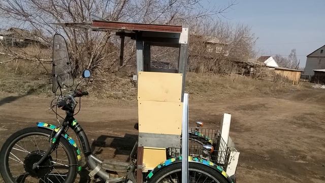 Кабина для грузового велосипеда. смотреть онлайн