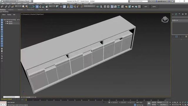 Ускоренное моделирование стеллажа в 3D Max - Speed Model смотреть онлайн