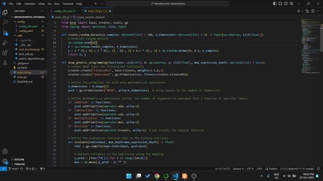 Adaptive & Coop. Algo., F23(T4): Python Code for A Real Practical Optimization & Genetic Programmin смотреть онлайн
