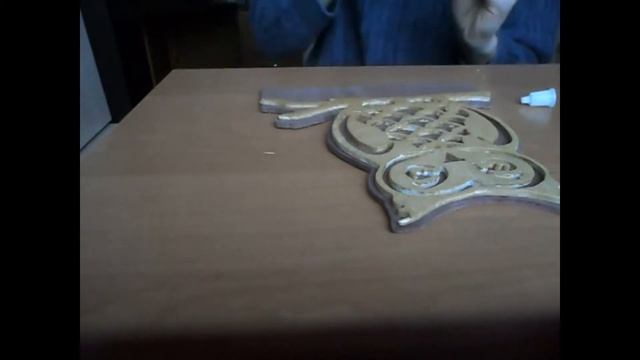 #4 Выпиливание ручным лобзиком "Ключница сова" (часть 2) смотреть онлайн