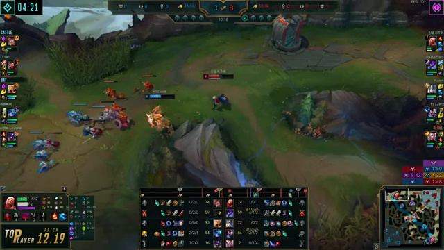 챌린저 탑 블라디미르 템트리 룬 밤수 콩콩이 - Challenger Vladimir Top vs Sett - 롤 KR 12.19 смотреть онлайн