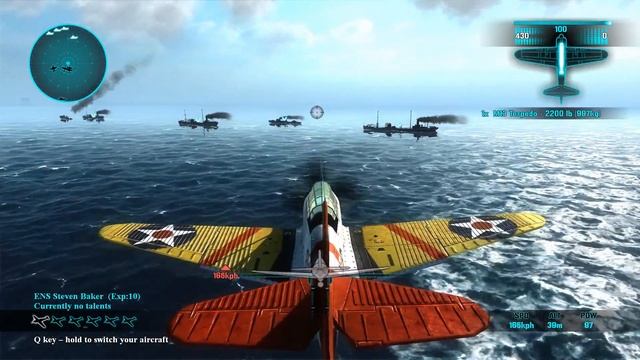 Air Conflicts: Pacific Carriers: "The Big E" Campaign Walkthrough - Convoy Escort & Air Patrol смотреть онлайн