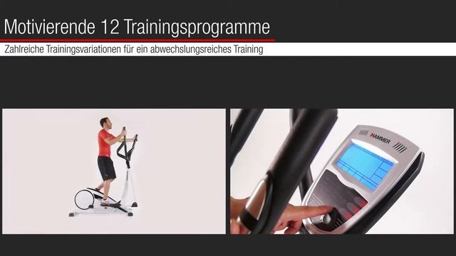 Hammer 4126 Crosslife XTR - Ergometer Crosstrainer смотреть онлайн