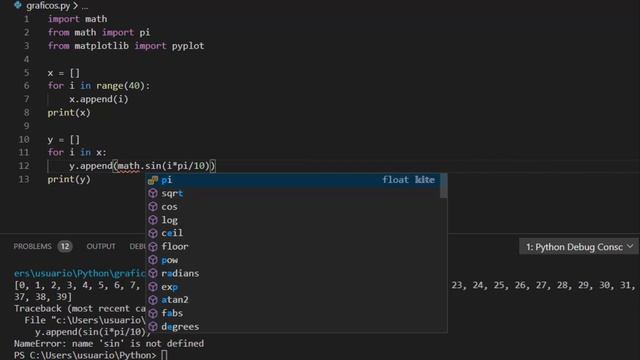 Curso en Python video 58. Gráficos en Python con la librería matplotlib смотреть онлайн