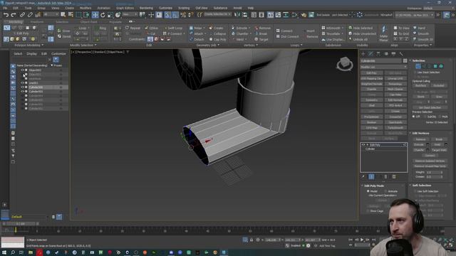 Ретопология крана в 3DS Max | Retopologizing A Faucet Scan In 3DS Max
