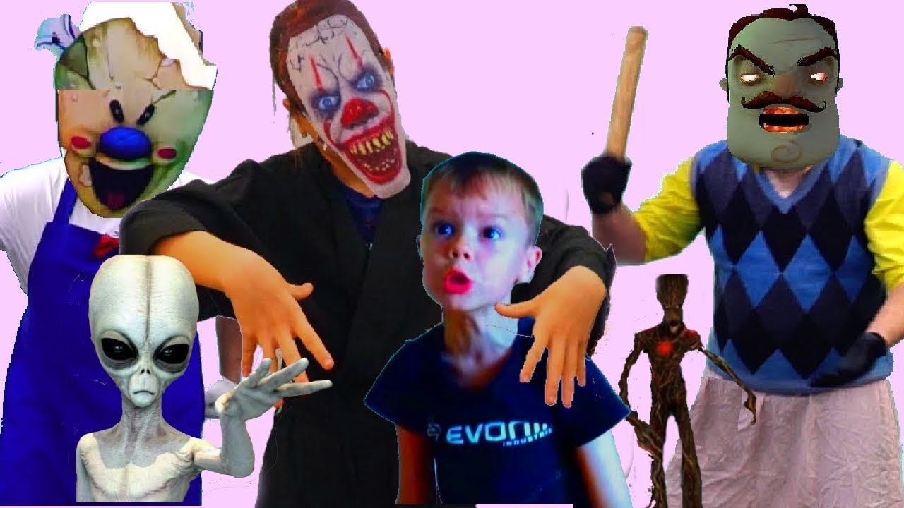 Лучшие серии Страшилки Hello Neighbor GRANNY Привет Сосед МОРОЖЕНЩИК от ЛОВИ ЛАЙКИ смотреть онлайн