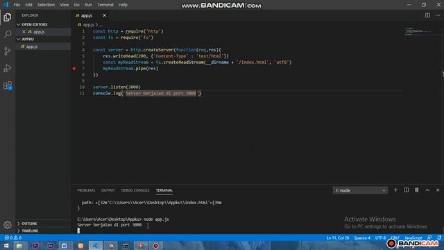 Tuturial Nodejs (res.html) смотреть онлайн