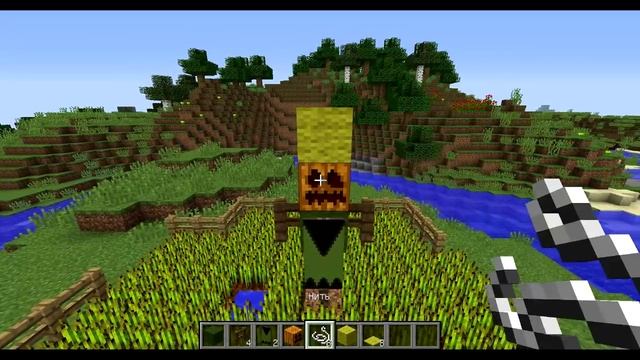 Как сделать реалистичное пугало в Minecraft (Деревенский вариант) смотреть онлайн