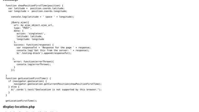 Wordpress: Ajax call in WordPress - unable to display the data on the page смотреть онлайн