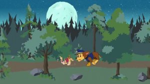 Страшные леса | Детские песни | Щенячий патруль | Гонщик и Скай