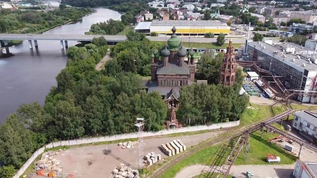 Церковь Иоанна Предтечи в Толчкове (Ярославль), август 2020. смотреть онлайн
