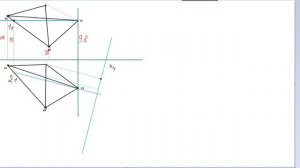 Как найти высоту пирамиды. Начертательная геометрия
