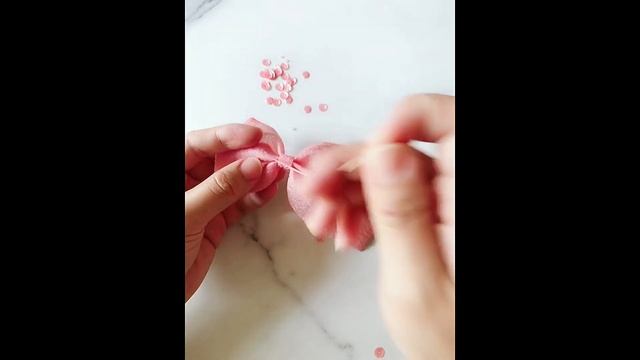 How to DIY doll dress | Big beaded bowknot with gauze skirt смотреть онлайн